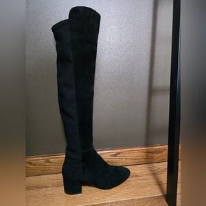 STUART WEITZMAN Black Knee-High Boots